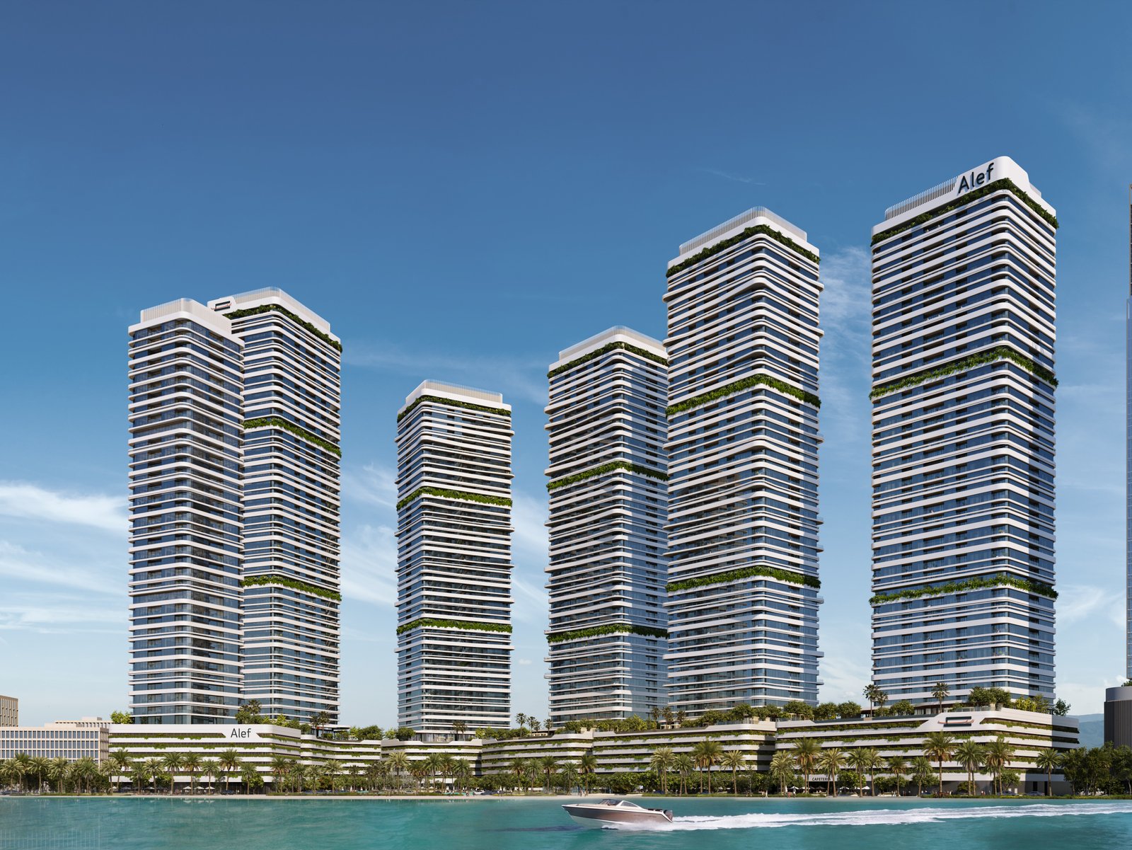Linar by Alef – 55-storey waterfront tower in Al Mamzar, Sharjah